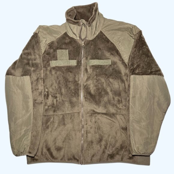 US Military Gen III Polartec Cold Weather Fleece Jacket Coyote Tan Large Reg - Picture 1 of 6